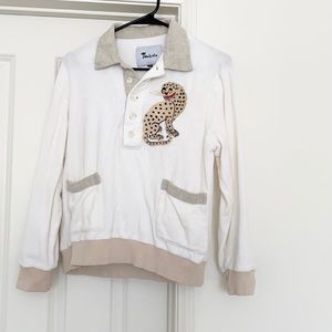 Tombolo ‘Sun Leopard’ Cabana Top, Long Sleeve
